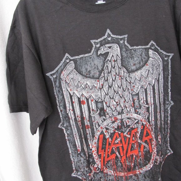 Slayer Eagle Logo Unisex T-Shirt - Medium - Picture 3 of 8